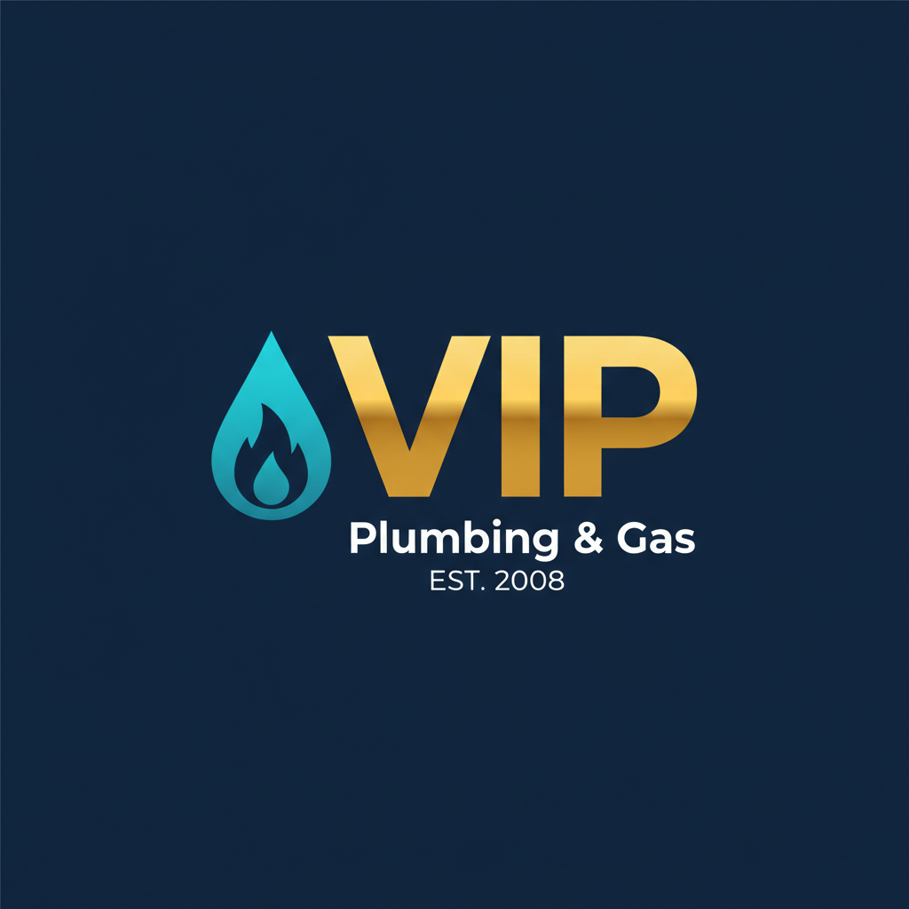 VIP Plumbing & Gas Logo